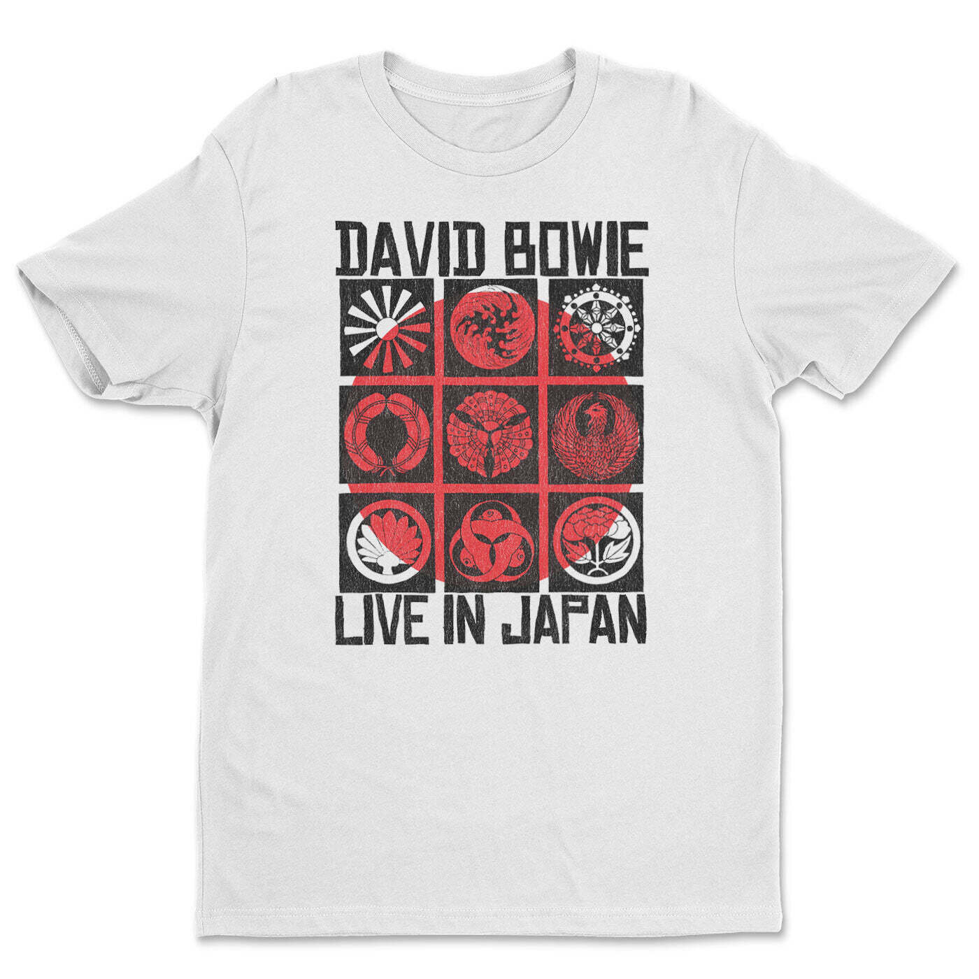 T-shirt David Bowie Live In Japan White S T-shirt