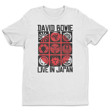 T-shirt David Bowie Live In Japan White S T-shirt - 1