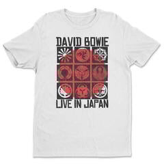 T-shirt David Bowie Live In Japan White XL T-shirt