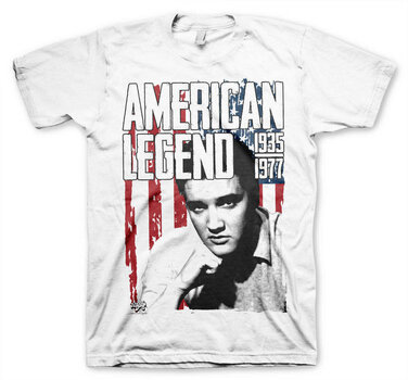 T-shirt Elvis Presley American Legend White XL T-shirt - 1