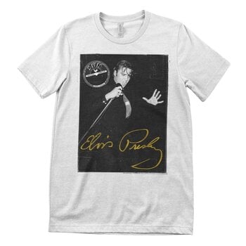 Camiseta de manga corta Elvis Presley Golden Signature White M Camiseta de manga corta - 1