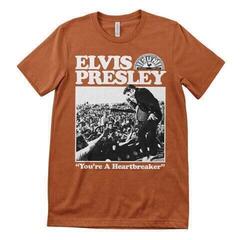 T-Shirt Elvis Presley Heartbreaker Burnt Orange M T-Shirt