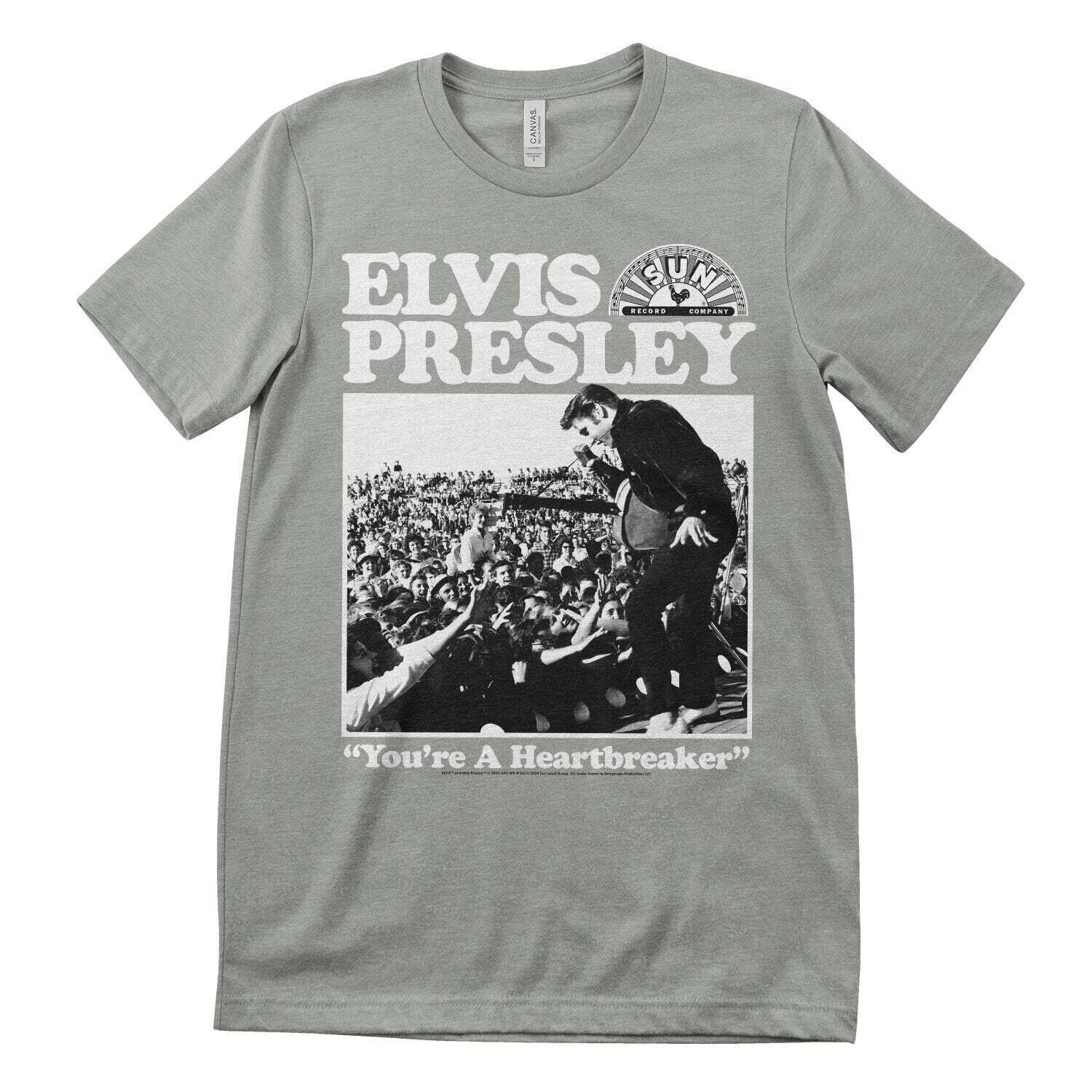 Košulja Elvis Presley Heartbreaker Storm Grey XL Košulja
