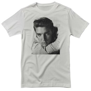 T-särk Elvis Presley Love Me Tender Portrait White 2XL T-särk - 1