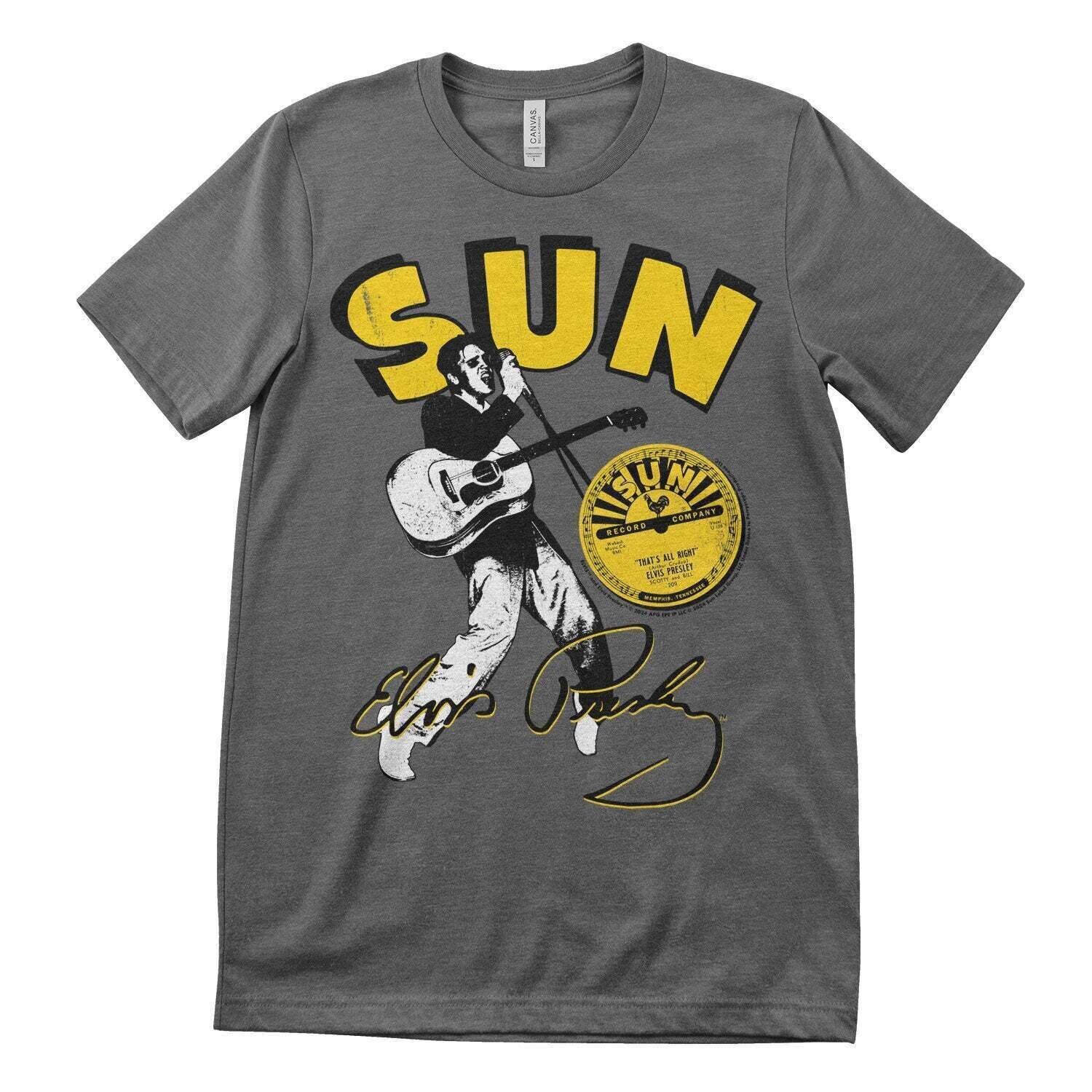 T-shirt Elvis Presley Sun Records Dark Grey XL T-shirt
