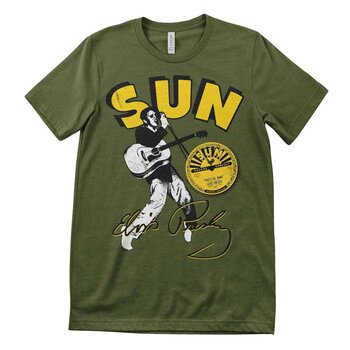 T-Shirt Elvis Presley Sun Records Olive XL T-Shirt - 1