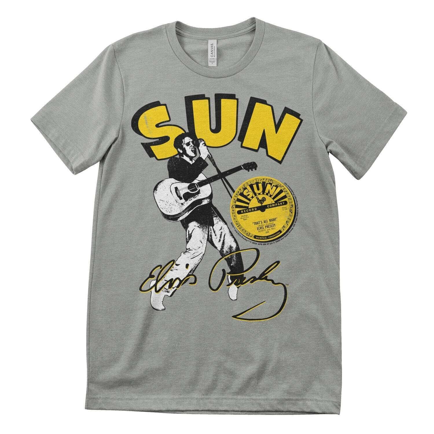 Shirt Elvis Presley Sun Records Storm Grey M Shirt