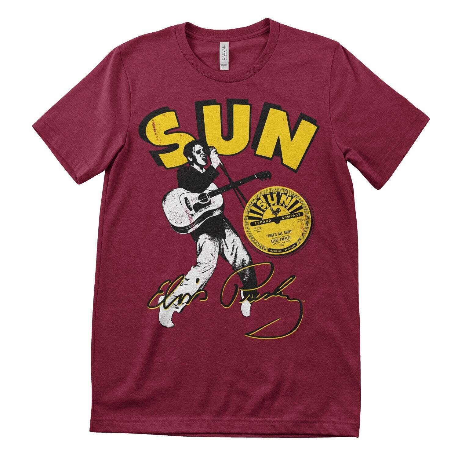 T-shirt Elvis Presley Sun Records Tango Red M T-shirt