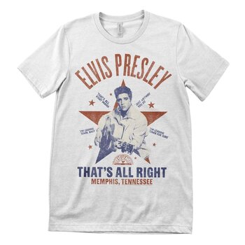 T-shirt Elvis Presley That's All Right White S T-shirt - 1