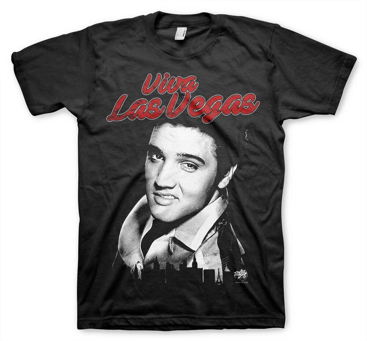 T-särk Elvis Presley Viva Las Vegas Black 2XL T-särk