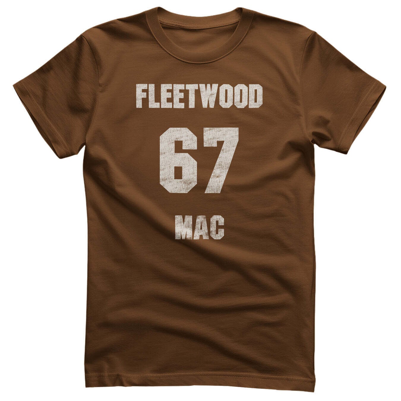 T-Shirt Fleetwood Mac 67 Distressed Brown M T-Shirt