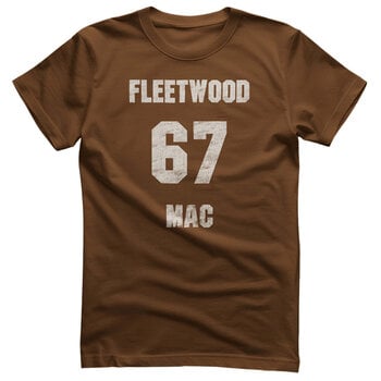 T-Shirt Fleetwood Mac 67 Distressed Brown M T-Shirt - 1