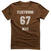 T-Shirt Fleetwood Mac 67 Distressed Brown S T-Shirt