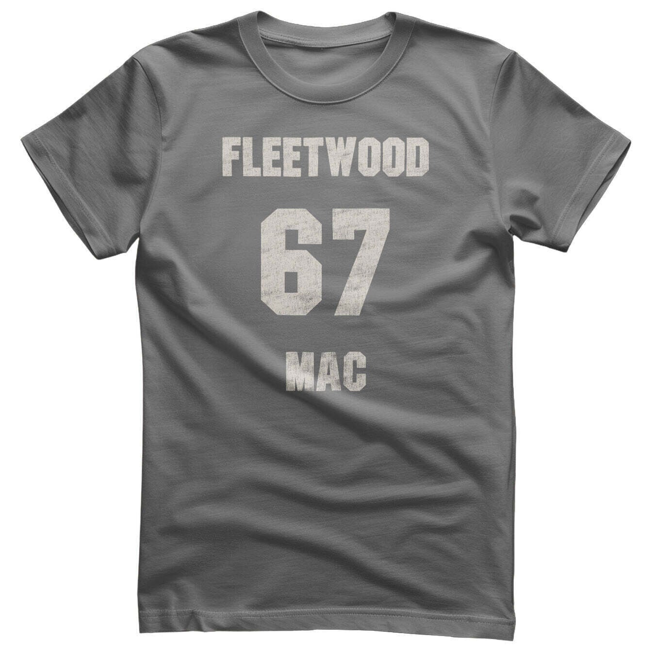 T-Shirt Fleetwood Mac 67 Distressed Dark Grey L T-Shirt