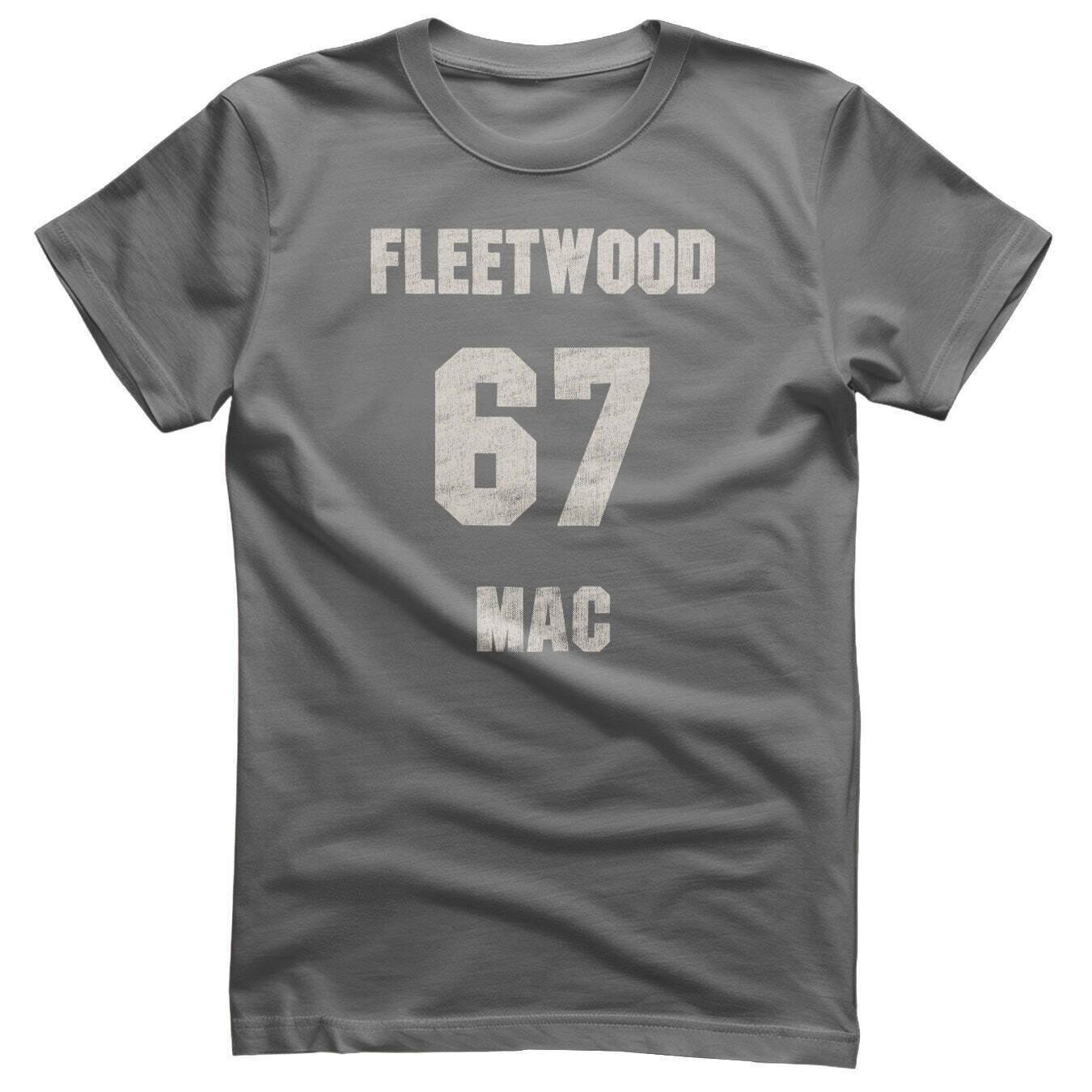 T-Shirt Fleetwood Mac 67 Distressed Dark Grey M T-Shirt