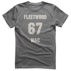 T-Shirt Fleetwood Mac 67 Distressed Dark Grey M T-Shirt