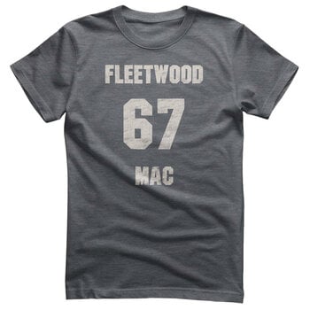 Marškinėliai Fleetwood Mac 67 Distressed Dark Heather 2XL Marškinėliai - 1