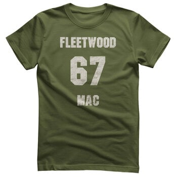 Marškinėliai Fleetwood Mac 67 Distressed Olive 2XL Marškinėliai - 1