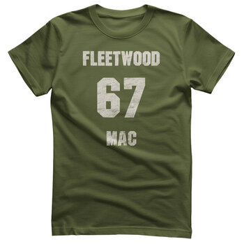 T-Shirt Fleetwood Mac 67 Distressed Olive L T-Shirt - 1