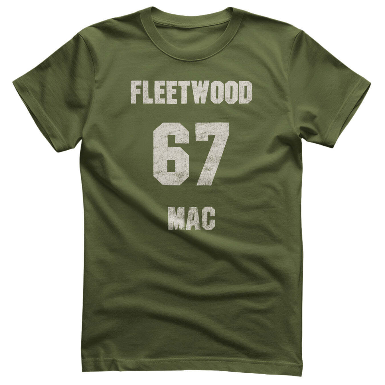 Marškinėliai Fleetwood Mac 67 Distressed Olive M Marškinėliai