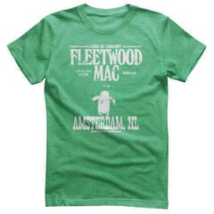 T-Shirt Fleetwood Mac Amsterdam 1970 Antique Irish Green S T-Shirt
