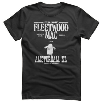 Koszulka Fleetwood Mac Amsterdam 1970 Black 5XL Koszulka - 1