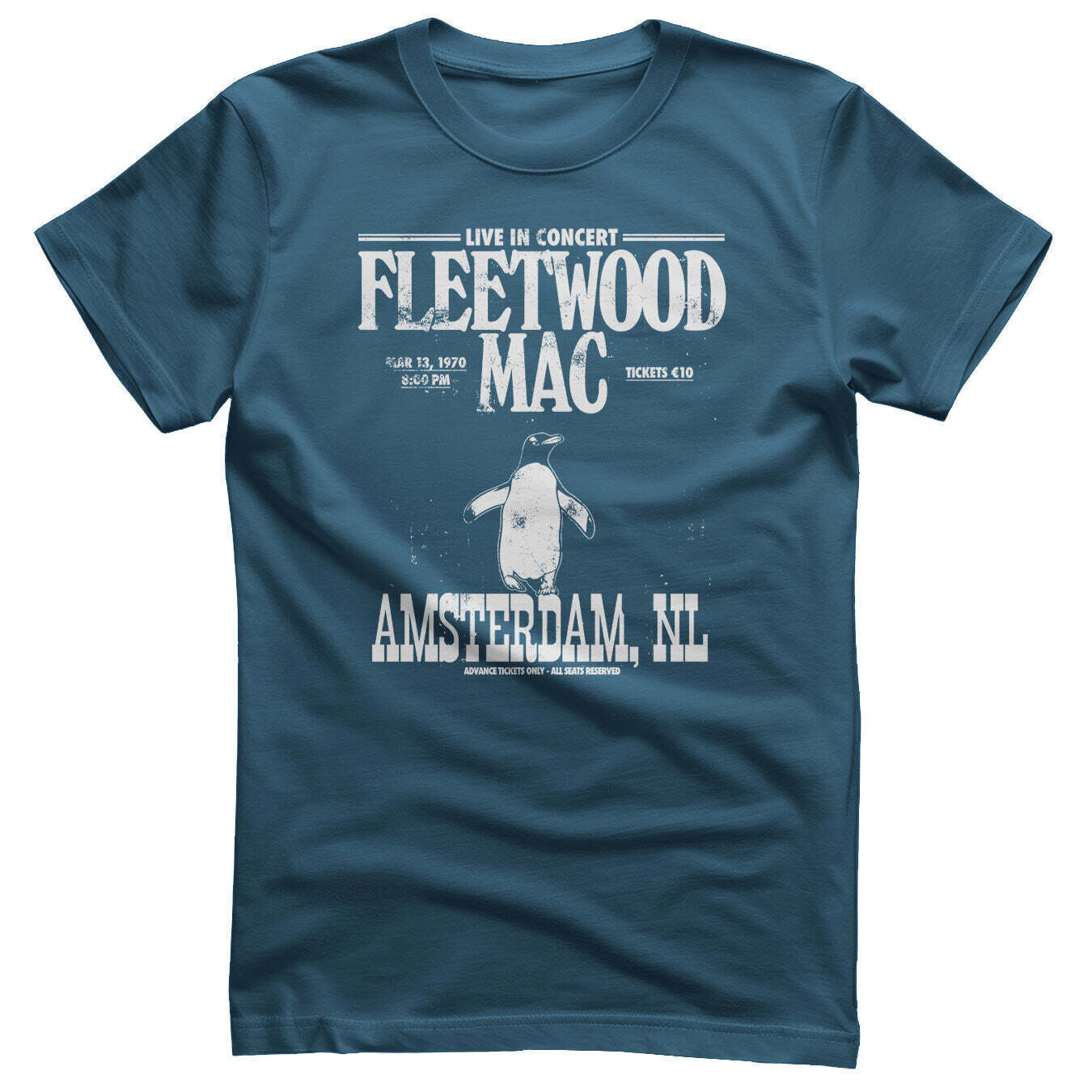 Риза Fleetwood Mac Amsterdam 1970 Indigo Blue 2XL Риза