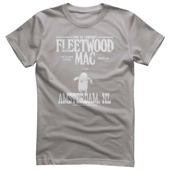 T-shirt Fleetwood Mac Amsterdam 1970 Storm Grey M T-shirt - 1