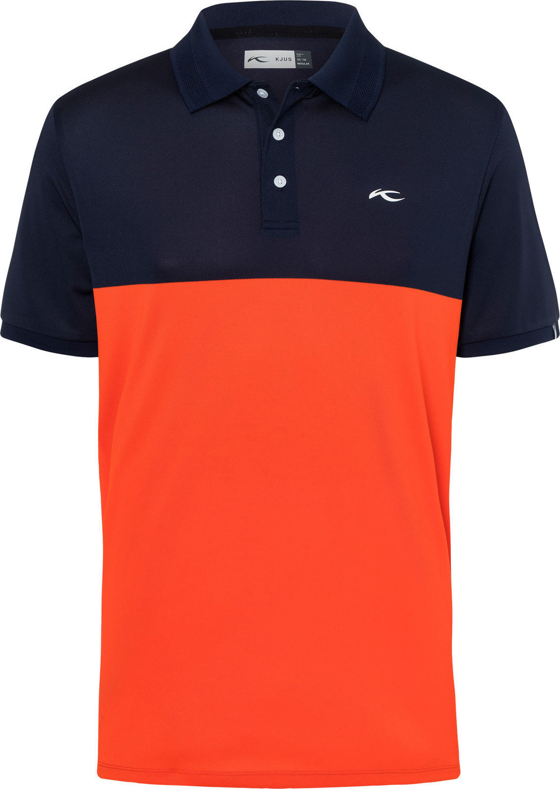 Polo Shirt Kjus Luan CB Atlanta Blue/Blood Orange 48