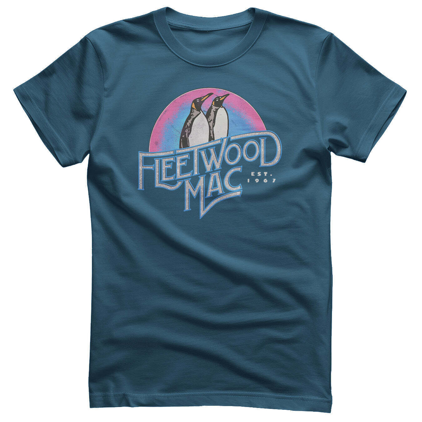 Marškinėliai Fleetwood Mac Est 1967 Indigo Blue 2XL Marškinėliai