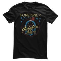 Koszulka Foreigner Jukebox Hero Black 5XL Koszulka