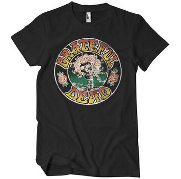 T-shirt Grateful Dead Skull & Roses Black S T-shirt - 1