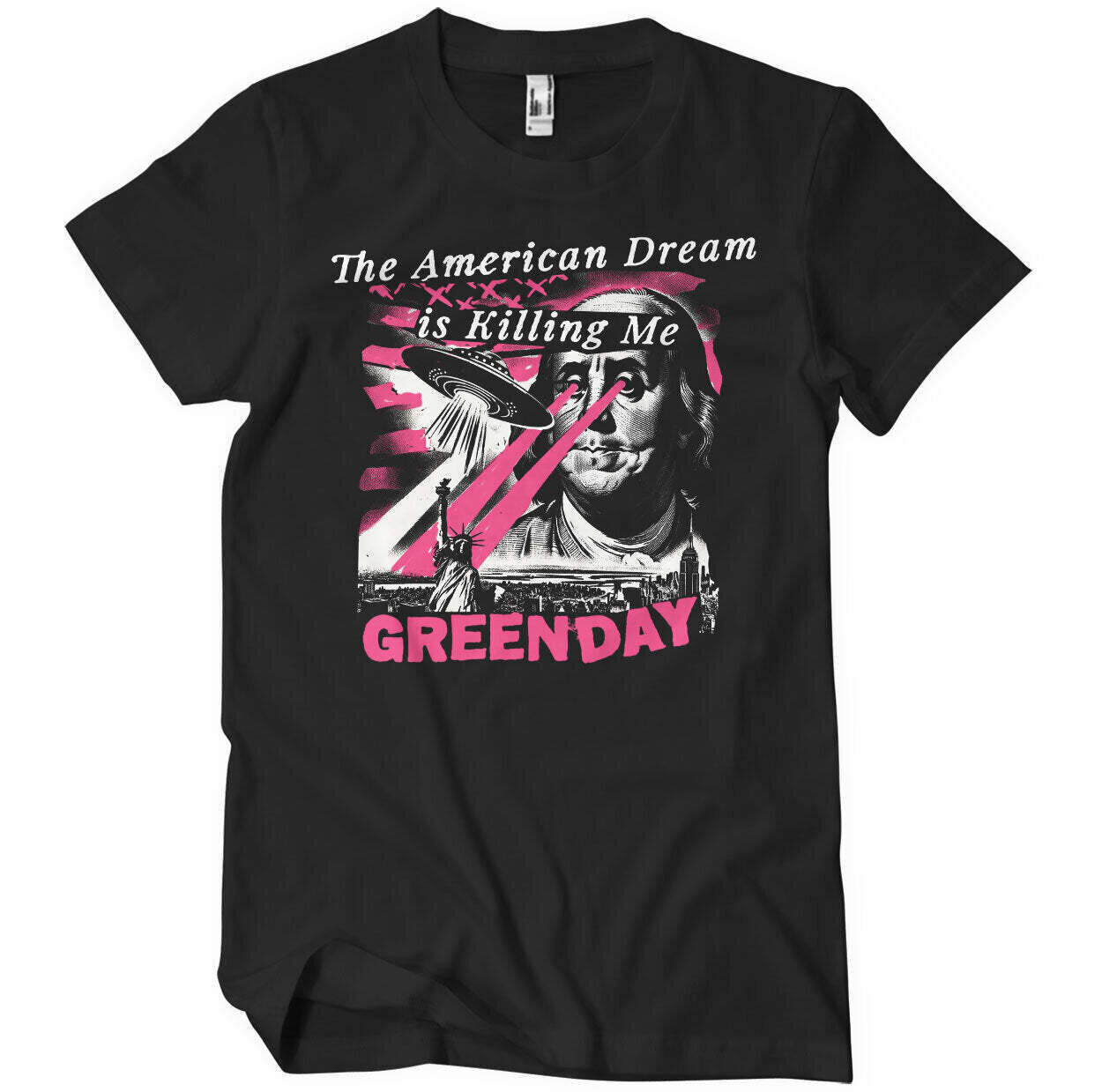 T-shirt Green Day Abduction Black S T-shirt