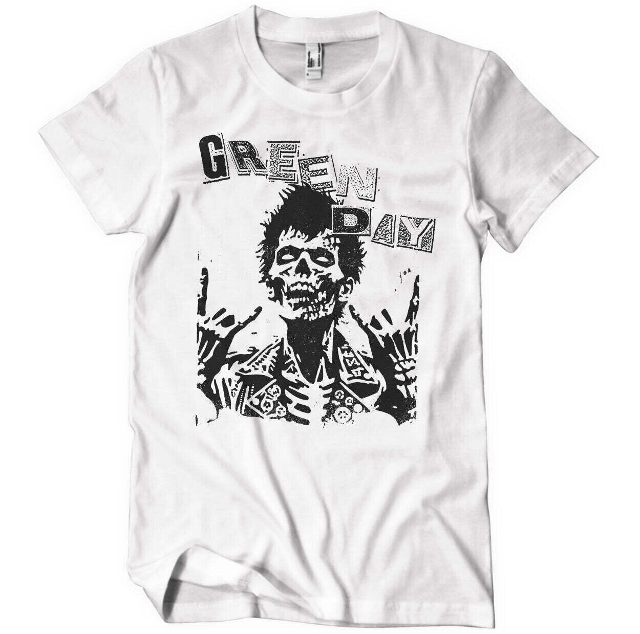 T-shirt Green Day Billy Joe Zombie White S T-shirt