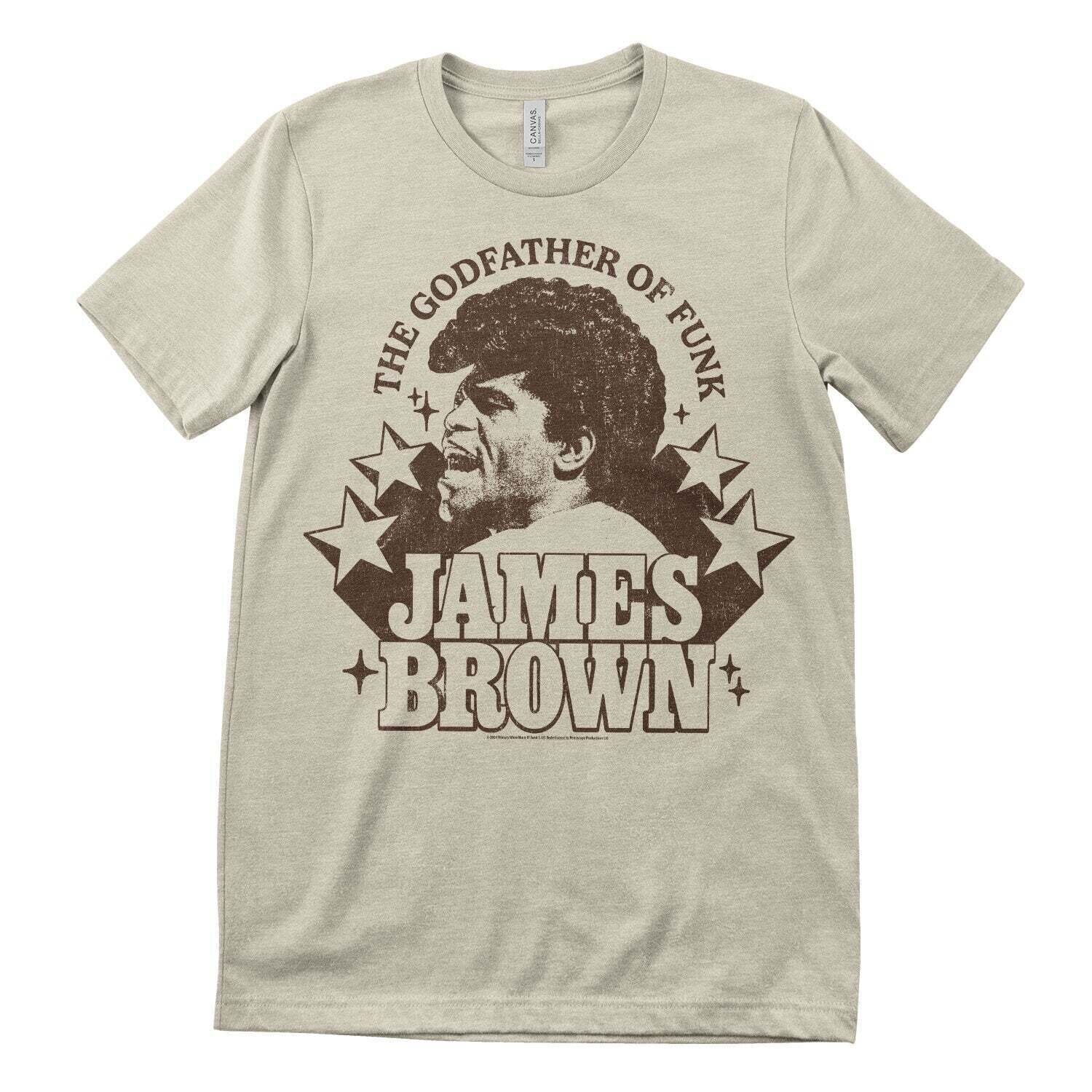 Shirt James Brown The Godfather Of Funk Khaki L Shirt