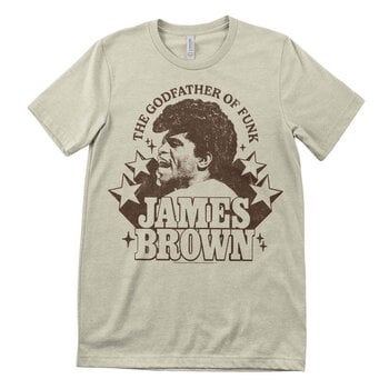 Shirt James Brown The Godfather Of Funk Khaki L Shirt - 1