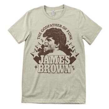 T-shirt James Brown The Godfather Of Funk Khaki XL T-shirt - 1