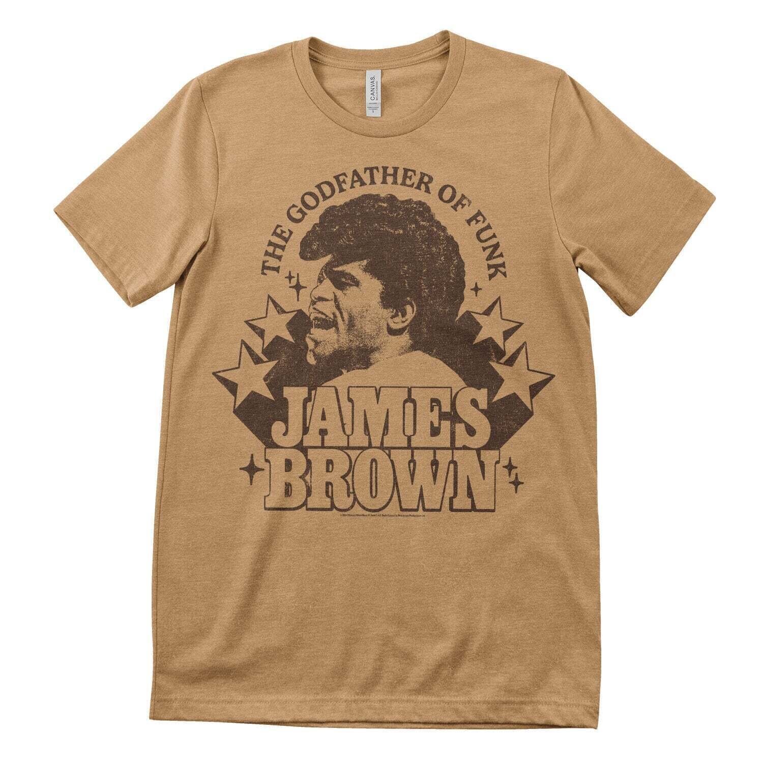 T-Shirt James Brown The Godfather Of Funk Old Gold M T-Shirt