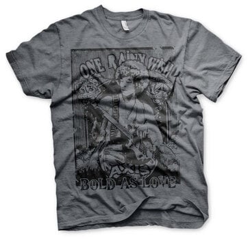 Camiseta de manga corta Jimi Hendrix Bold As Love Dark Heather L Camiseta de manga corta - 1