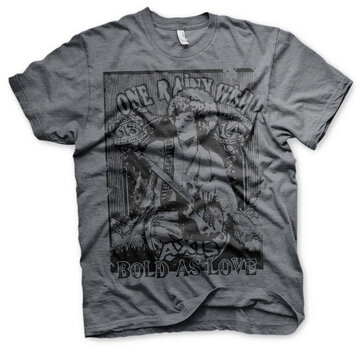 T-Shirt Jimi Hendrix Bold As Love Dark Heather XL T-Shirt - 1