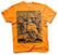 Camiseta de manga corta Jimi Hendrix Bold As Love Orange S Camiseta de manga corta