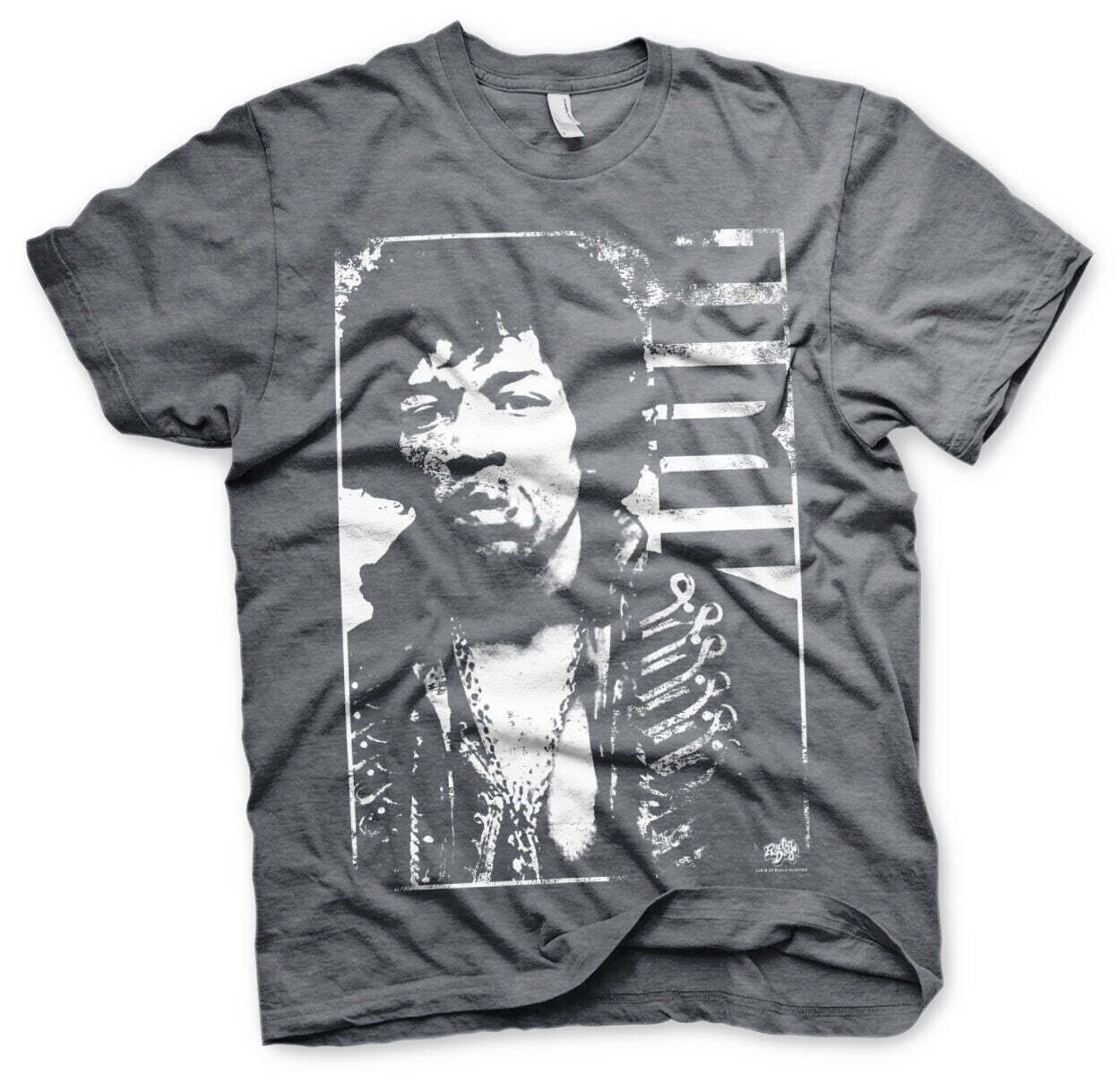 T-shirt Jimi Hendrix Distressed Dark Heather M T-shirt