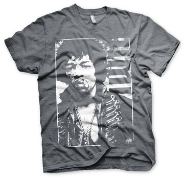 T-shirt Jimi Hendrix Distressed Dark Heather XL T-shirt - 1
