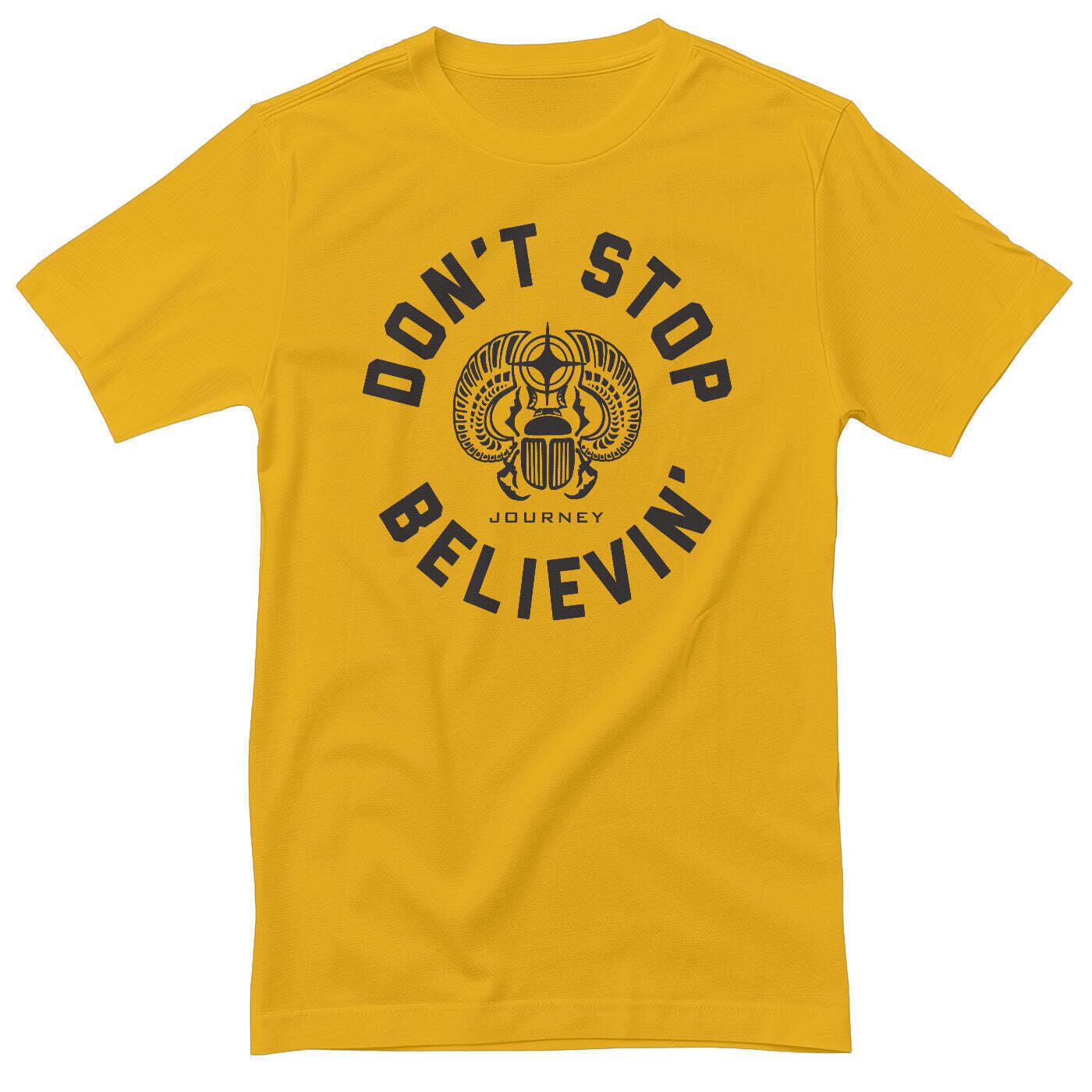 T-shirt Journey Don't Stop Believin' Circle Gold XL T-shirt
