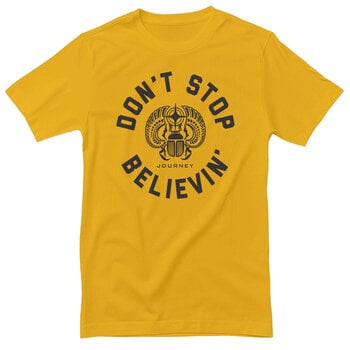 T-shirt Journey Don't Stop Believin' Circle Gold XL T-shirt - 1