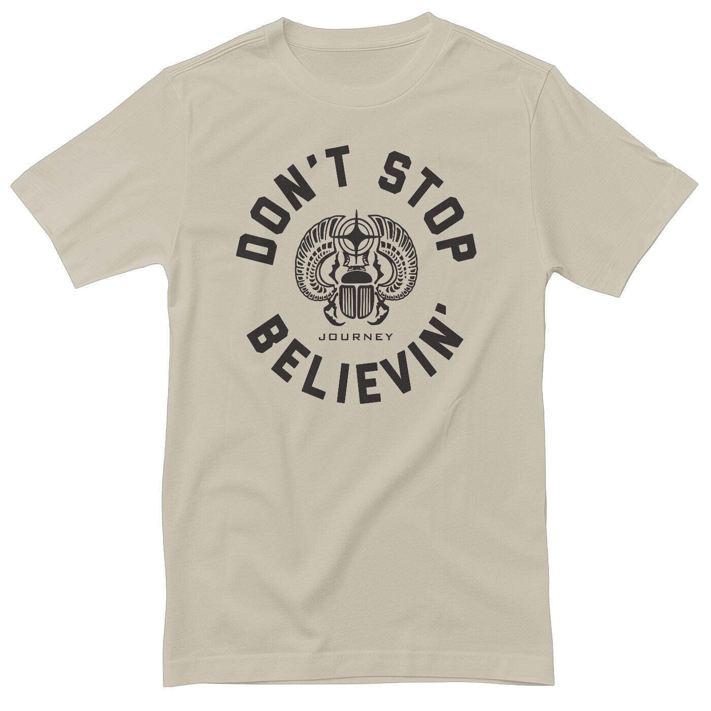 T-särk Journey Don't Stop Believin' Circle Khaki 2XL T-särk