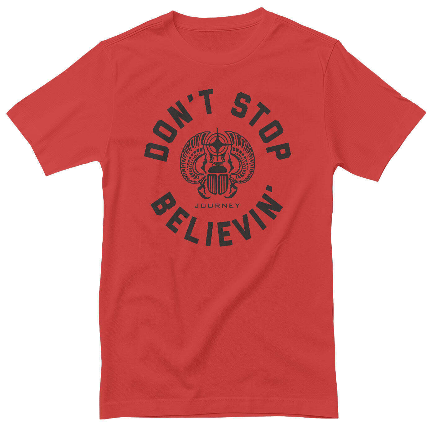 T-shirt Journey Don't Stop Believin' Circle Red M T-shirt