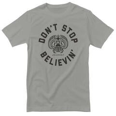 T-shirt Journey Don't Stop Believin' Circle Storm Grey S T-shirt