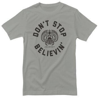 T-shirt Journey Don't Stop Believin' Circle Storm Grey S T-shirt - 1