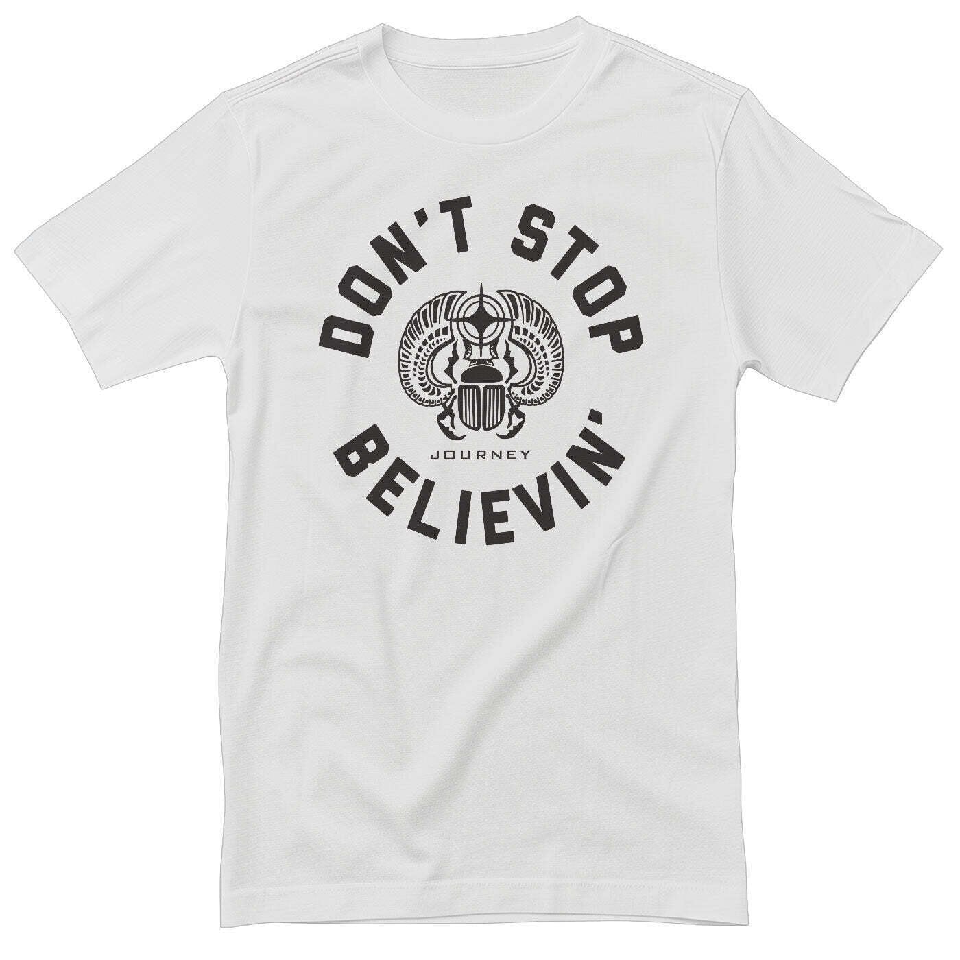 Shirt Journey Don't Stop Believin' Circle White M Shirt